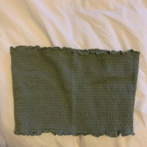 Olive Green Tube Top